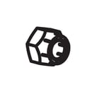 Lawn Tractor Hex Nut 712-05046
