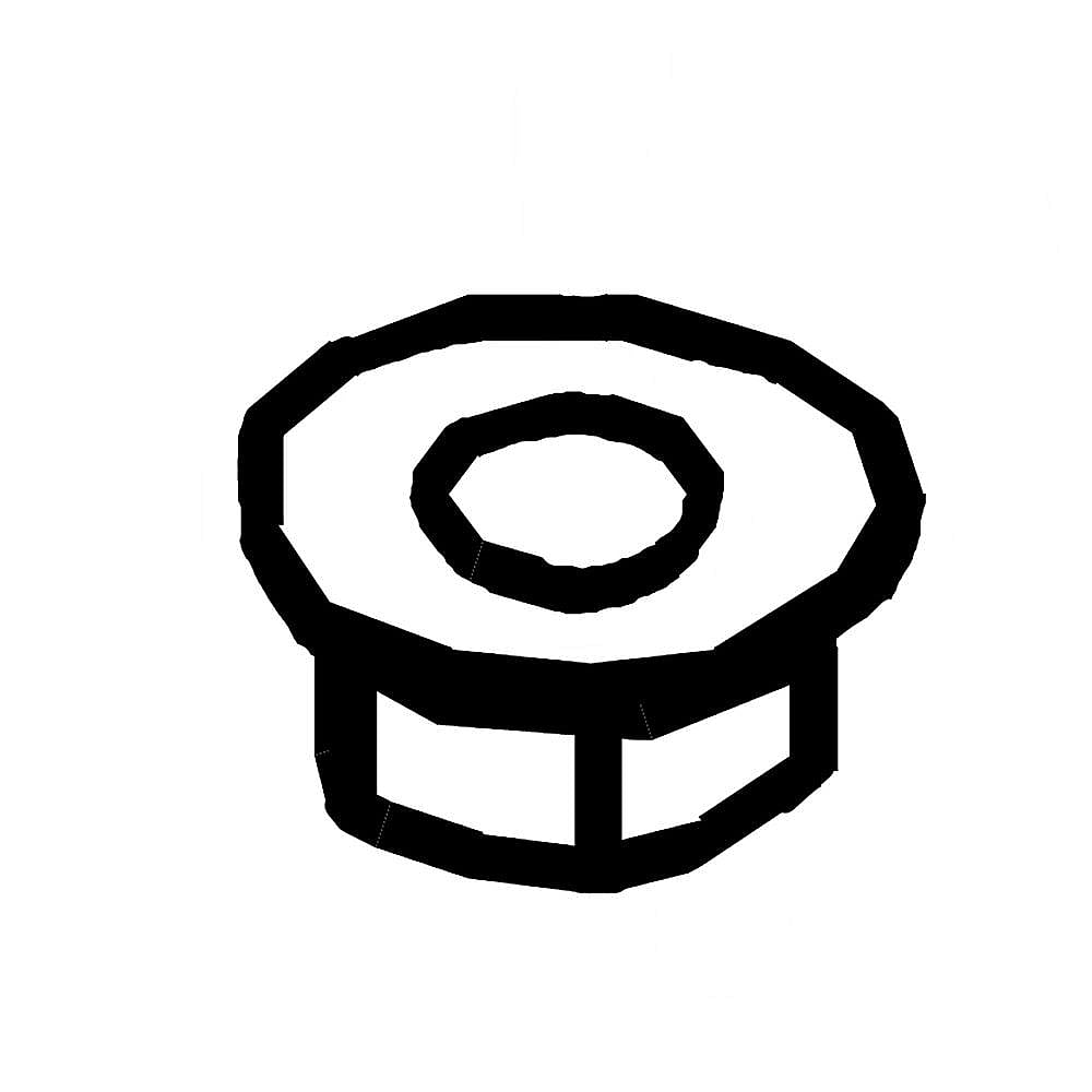 Part #712-3086, Yard-Man Lawn Tractor Hex Flange Nut / 2.00 x 1.00 x 1.00