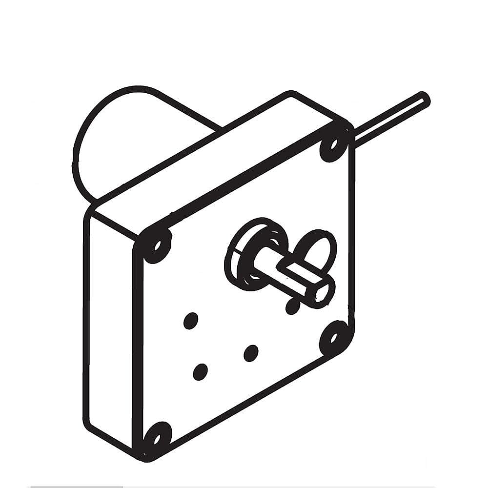 Part #724-04209, Snowblower Chute Pitch Motor