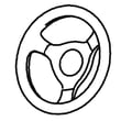 Wheel-strg 3 for Cub Cadet SERIES 1500 - Part 731-04514