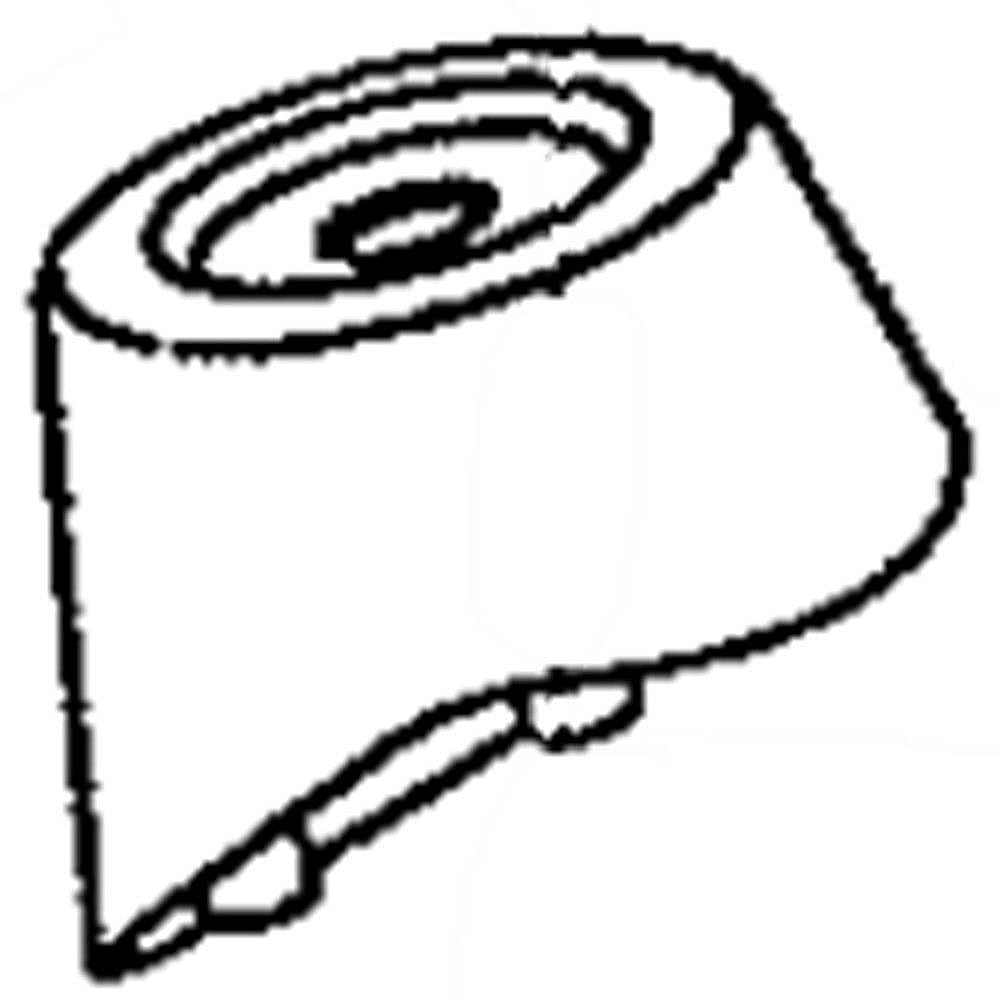 Part #731-04945, Yard-Man Lawn Tractor Steering Shaft Support / 5.00 x 3.50 x 3.50