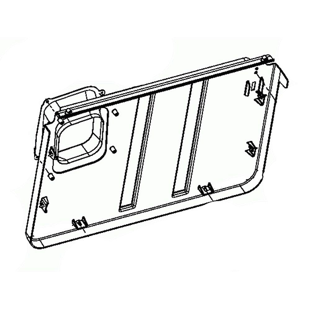 Part #731-09354, Lawn Tractor Bagger Attachment Upper Chute Support