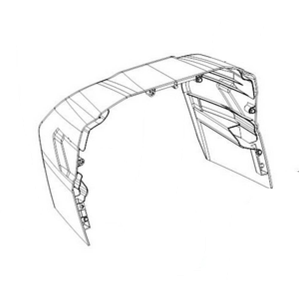 Part #731-12615, Lawn Tractor Hood Collar