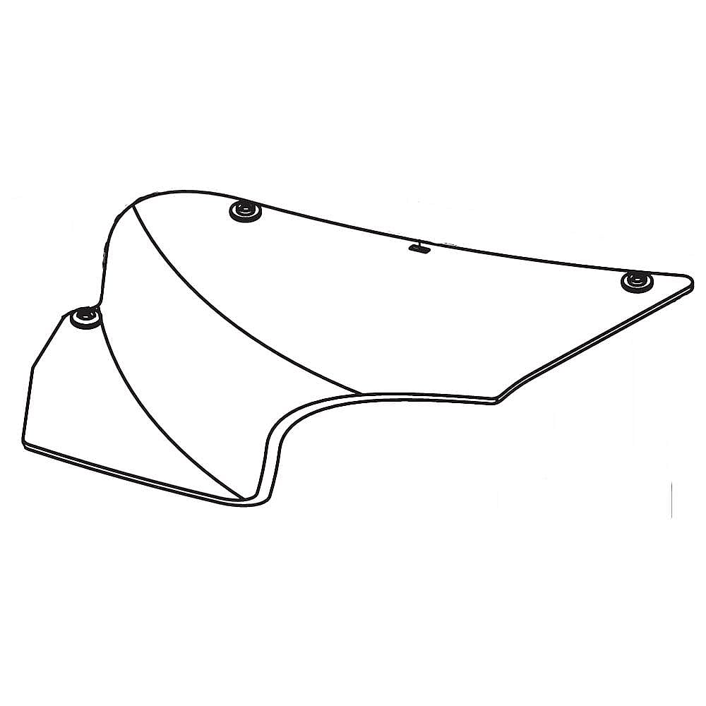 Part #731-2315, Mtd Flap Deflector