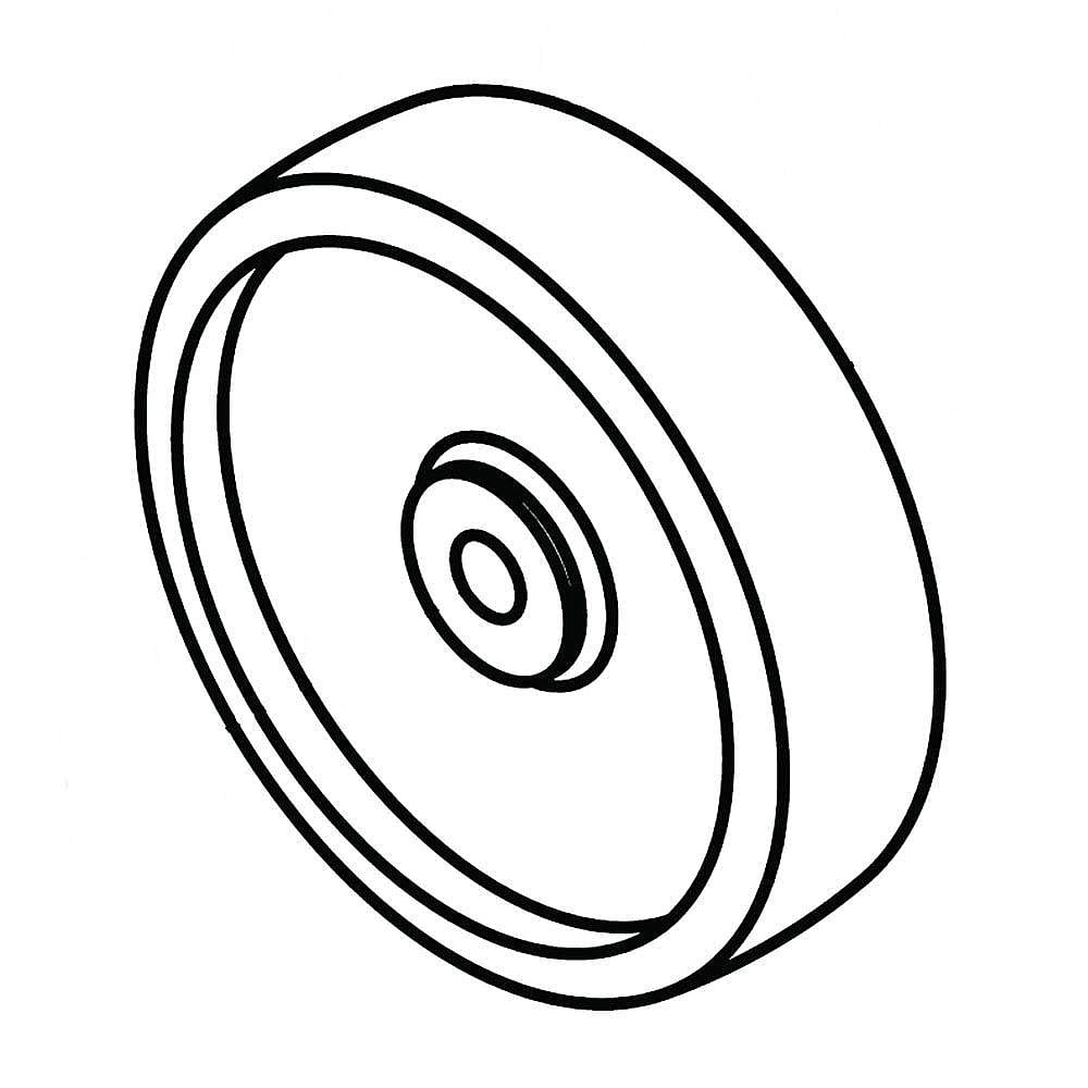 Part #734-031322, Craftsman Tiller Wheel Assembly, 6 X 1-1/2-In