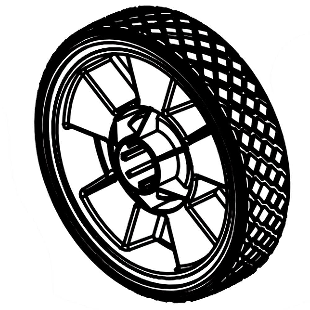 Photo of Part #734-04553, Lawn Mower Wheel from Repair Parts Direct