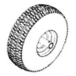 Lawn Vacuum Chipper/shredder Tire, 4 X 10-in for MTD 464 - Part 734-1598-0901