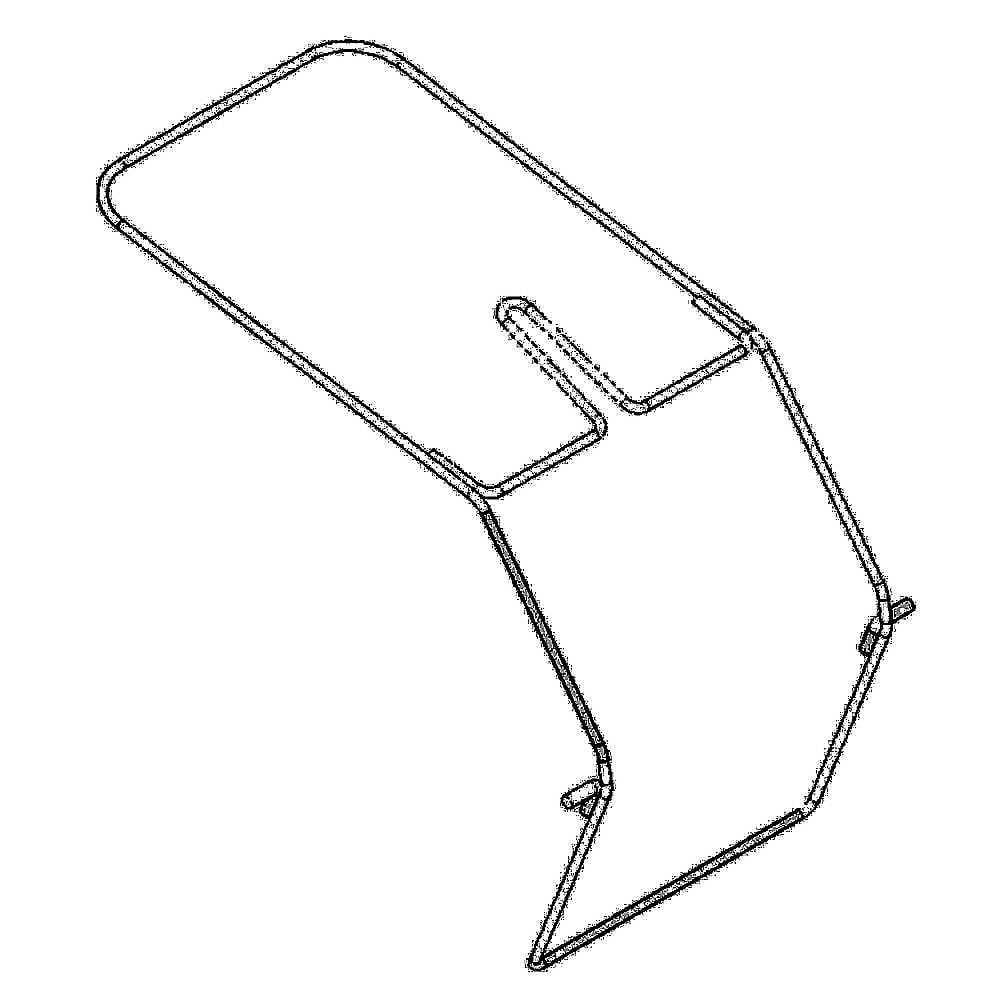 Part #747-08610-5083, Lawn Mower Grass Bag Frame (Replaces 747-08610)