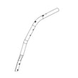 Mtd Snowblower Upper Handle, Left (powder Black) for MTD 31S6BEE799 - Part 749-05671-0637