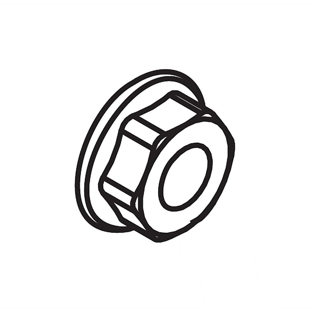 Part #753-06427, Chainsaw Engine Flywheel Nut