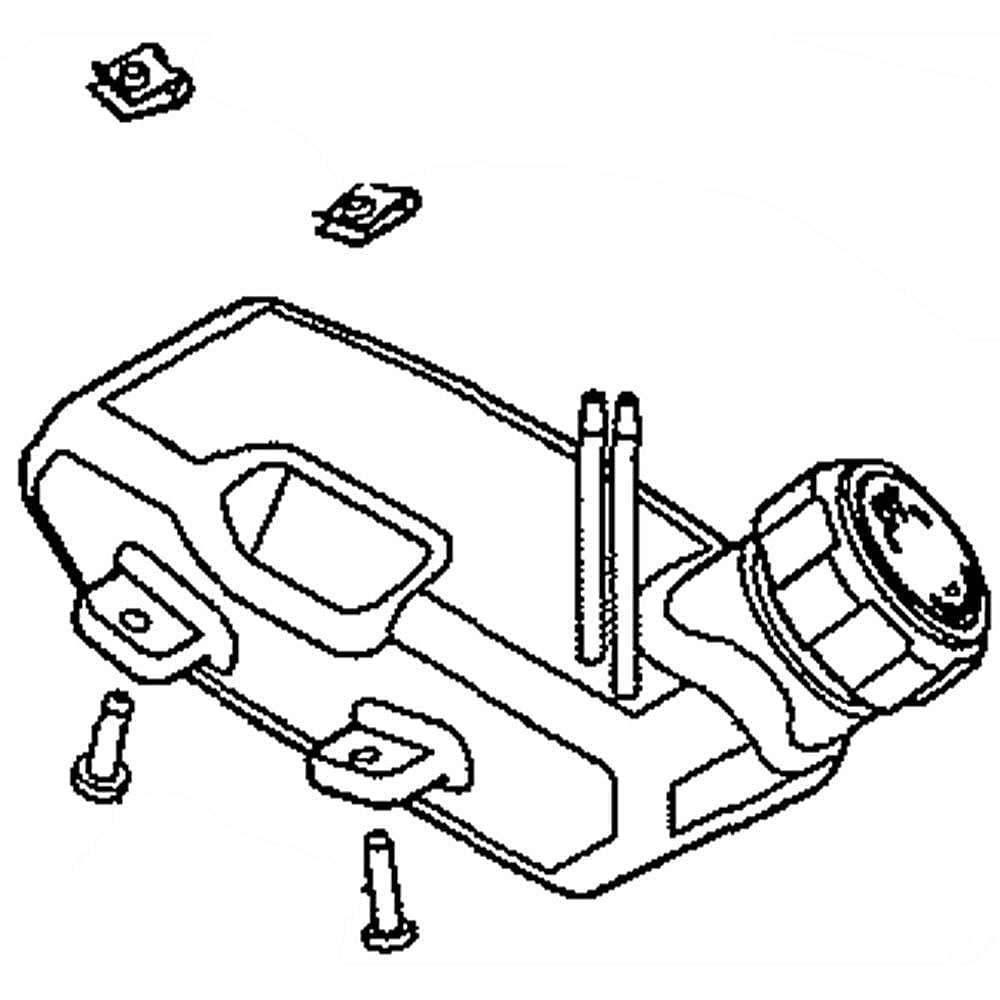 Part #753-08508, Mtd Leaf Blower Fuel Tank