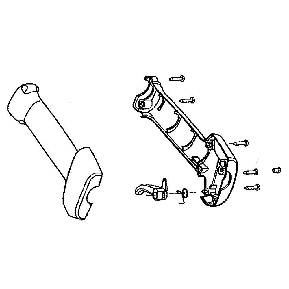 Part #753-08543, Throttle Housing Assembly (Includes 2 & 3)