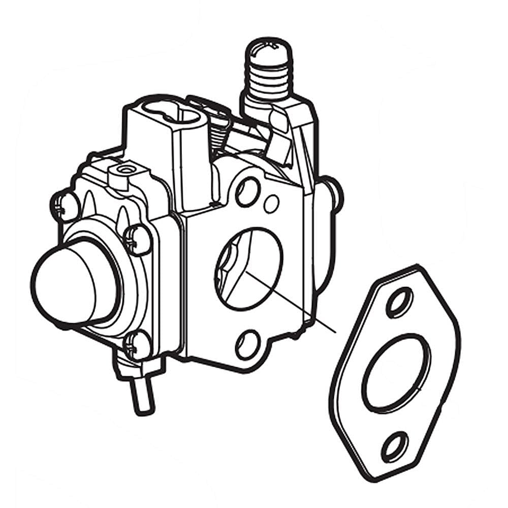Part #753-08637, Carburetor Assembly