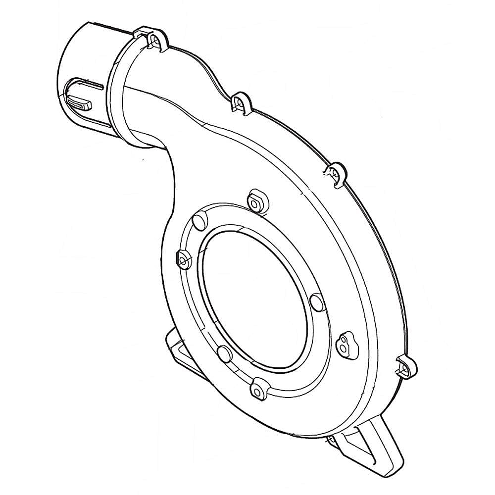 Part #753-09185, Craftsman Impeller Hsg