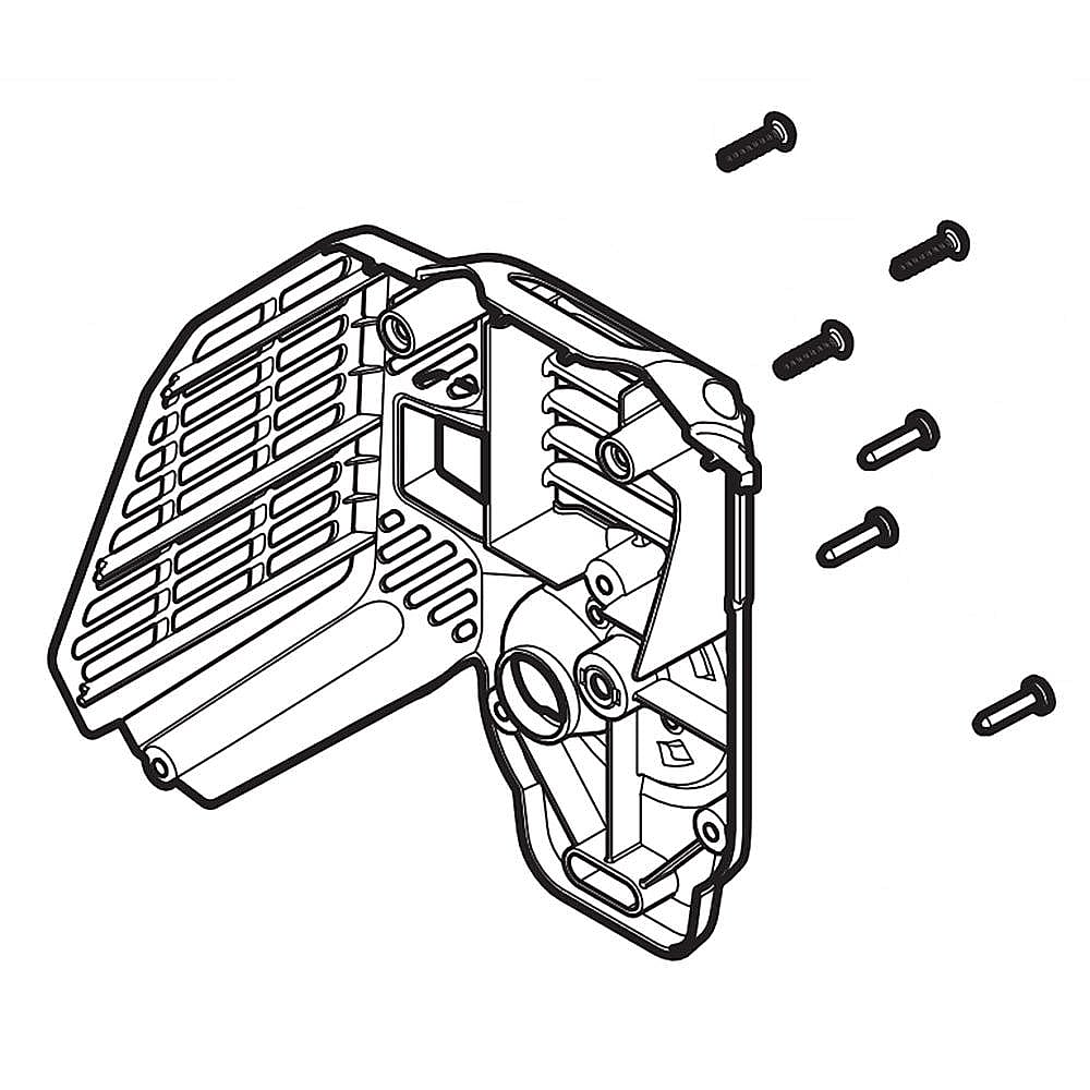Craftsman Part #753-09884, Rear Engine Cover (Incl. 2 & 3)