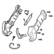 Line Trimmer Throttle Grip Assembly for Craftsman CMXGTAMD29SS - Part 753-09888