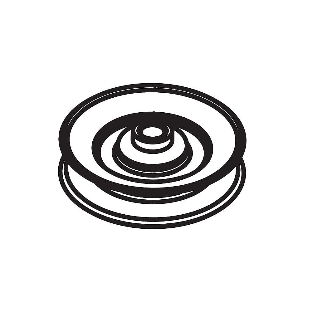 Part #756-04163, Yard Machines Idler Pulley