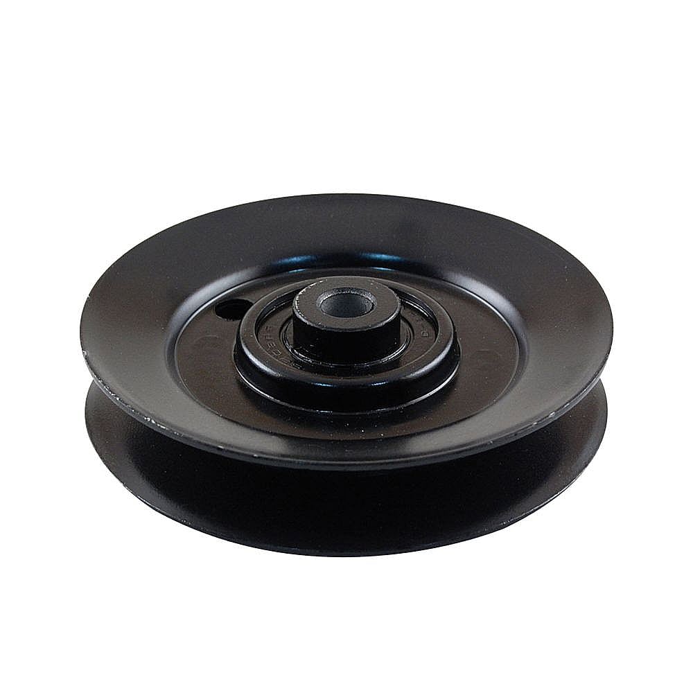 Part #756-0487, Yard-Man Lawn Tractor Ground Drive Fixed Idler Pulley, 5/8 X 4-In