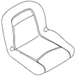 High Seat for MTD 17AK9TKR099 - Part 757-04104