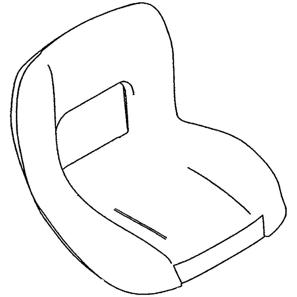 Part #757-05080, Craftsman Seat-Med Bac