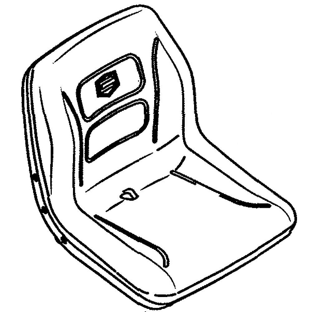 Part #757-05107, Lawn Tractor Seat