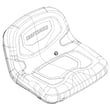 Lawn Tractor Seat for MTD 13AL78XT093 (2020) - Part 757-05447