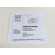 Lawn & Garden Equipment Owner's Manual for Craftsman 247795890 - Part 770-8902K
