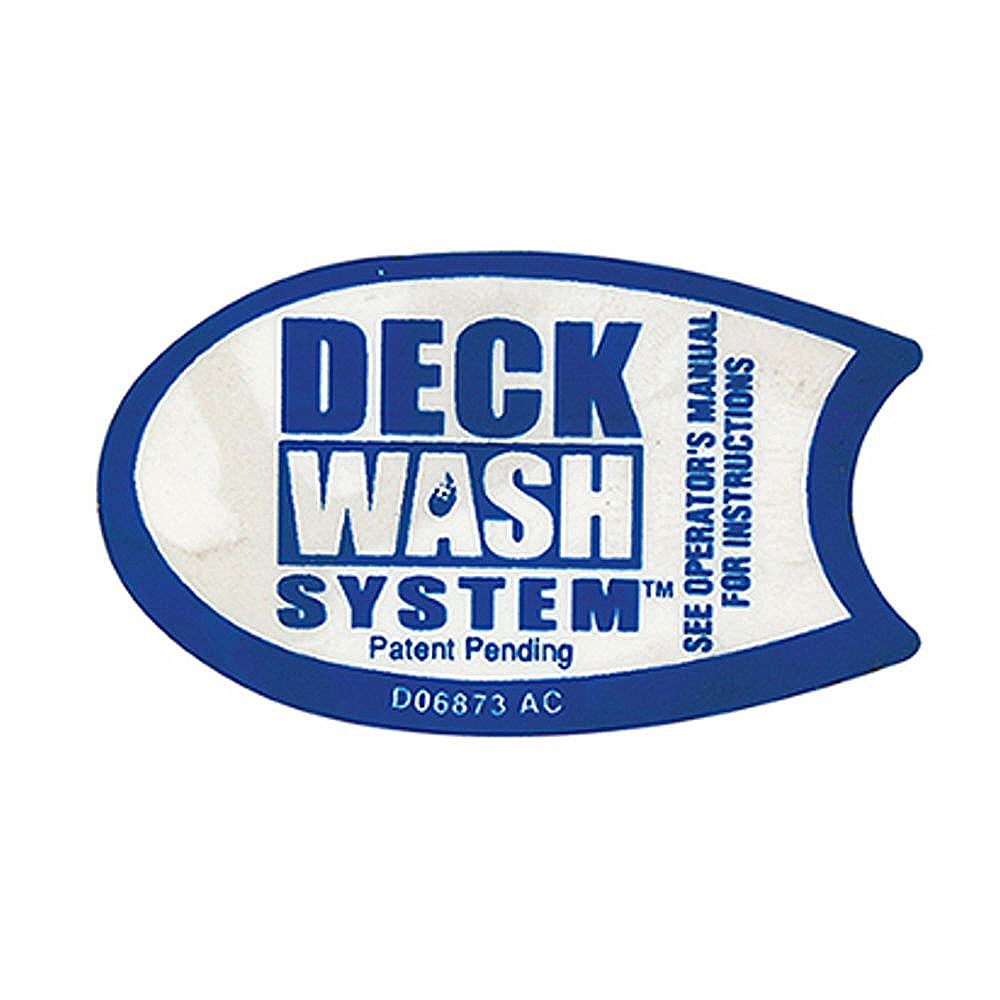 Part #777D06873, Label
