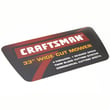 Label-crafts for Craftsman 247887330 - Part 777D10928