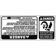 Snowblower Label 777D16356