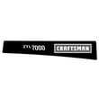 Lawn Mower Decal for MTD 17AK2ACS099 - Part 777D16806