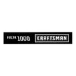 Decal for Craftsman 247250000 - Part 777D17041