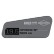 Decal for MTD 13BJ78SS099 - Part 777D18561