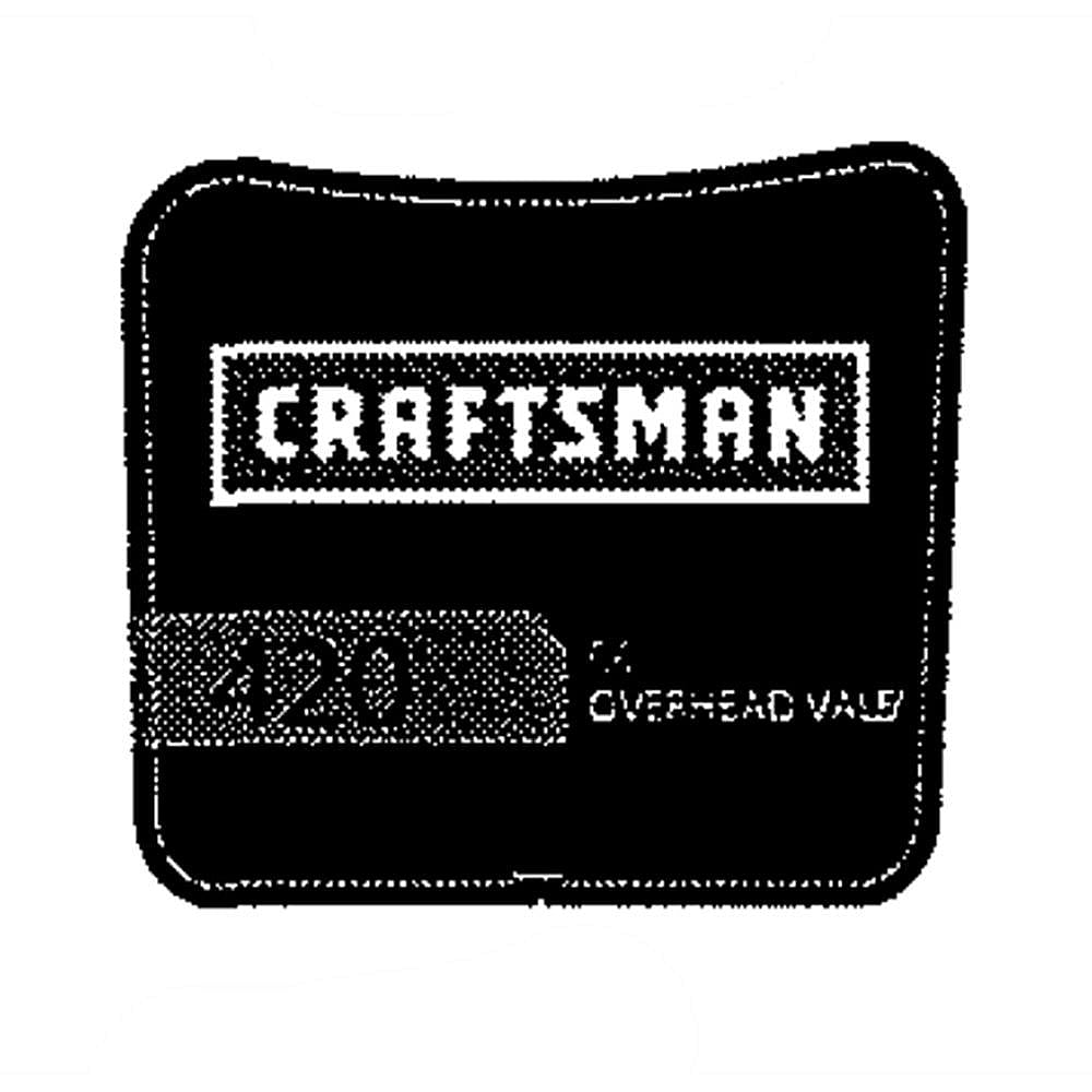 Part #777D20450, Decal / 4.50 x 4.00 x 0.01