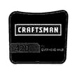 Decal for Craftsman 247203712 - Part 777D20450