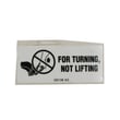 Chute Label for MTD 31AS32BD799 - Part 777I22138