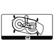 Lawn Tractor Belt Decal for Cub Cadet 13RX90AS056 - Part 777I22481