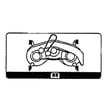 Lawn Tractor Belt Decal for Cub Cadet 13RX11CH056 - Part 777I22615