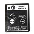 Drive Label for Craftsman 247887330 - Part 777I22758