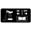 Snowblower Heater Handles Decal 777I23013