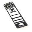 Mtd Rider Label for Craftsman 247250000 - Part 777I23510