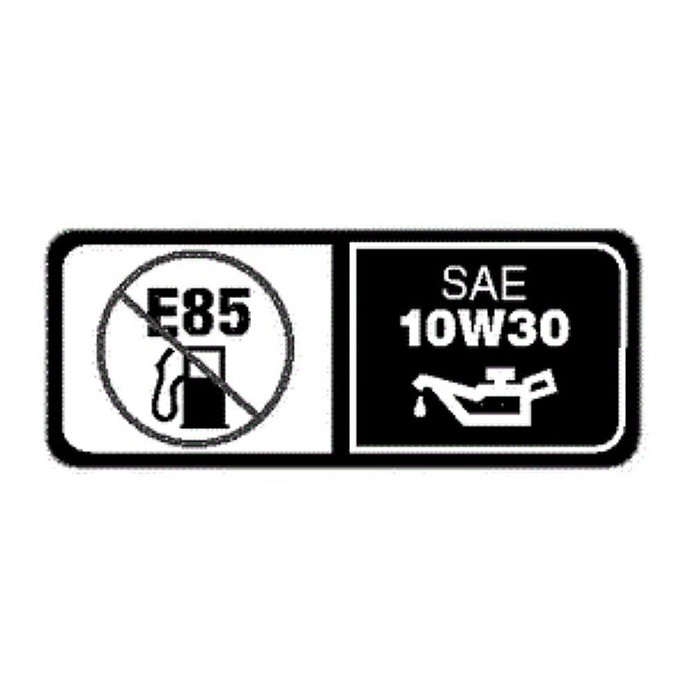Part #777I23539, Label-10W30 | 3.00 x 1.25 x 0.01