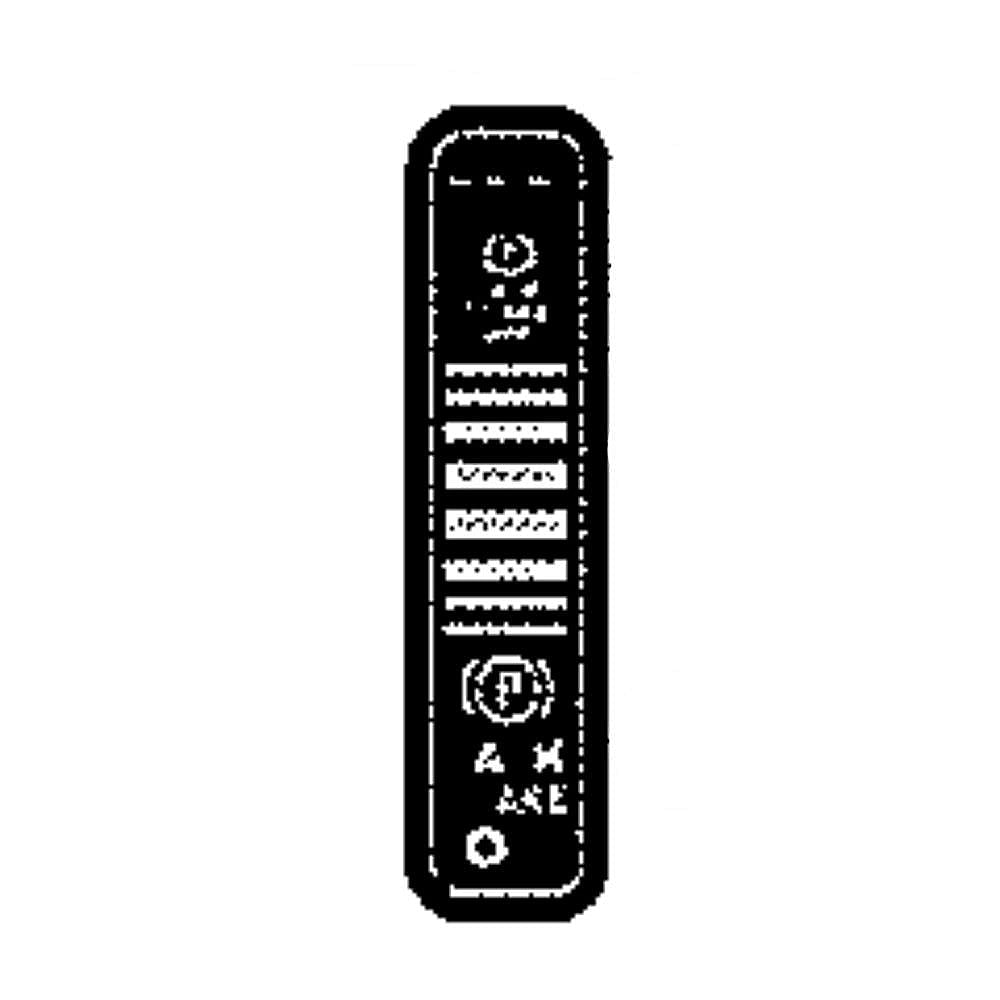 Craftsman Part #777I23756, Decal | 3.95 x 3.35 x 0.60