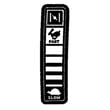 Lawn Tractor Throttle Decal 777I23784