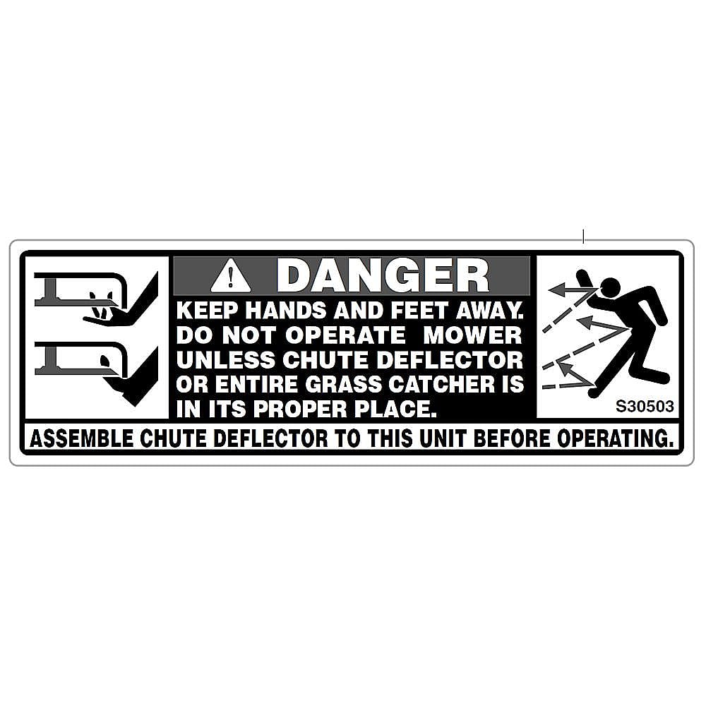 Part #777S30503, Decal / 5.00 x 1.50 x 0.01