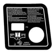 Start Label for MTD 17AF2ACK099 - Part 777S33084