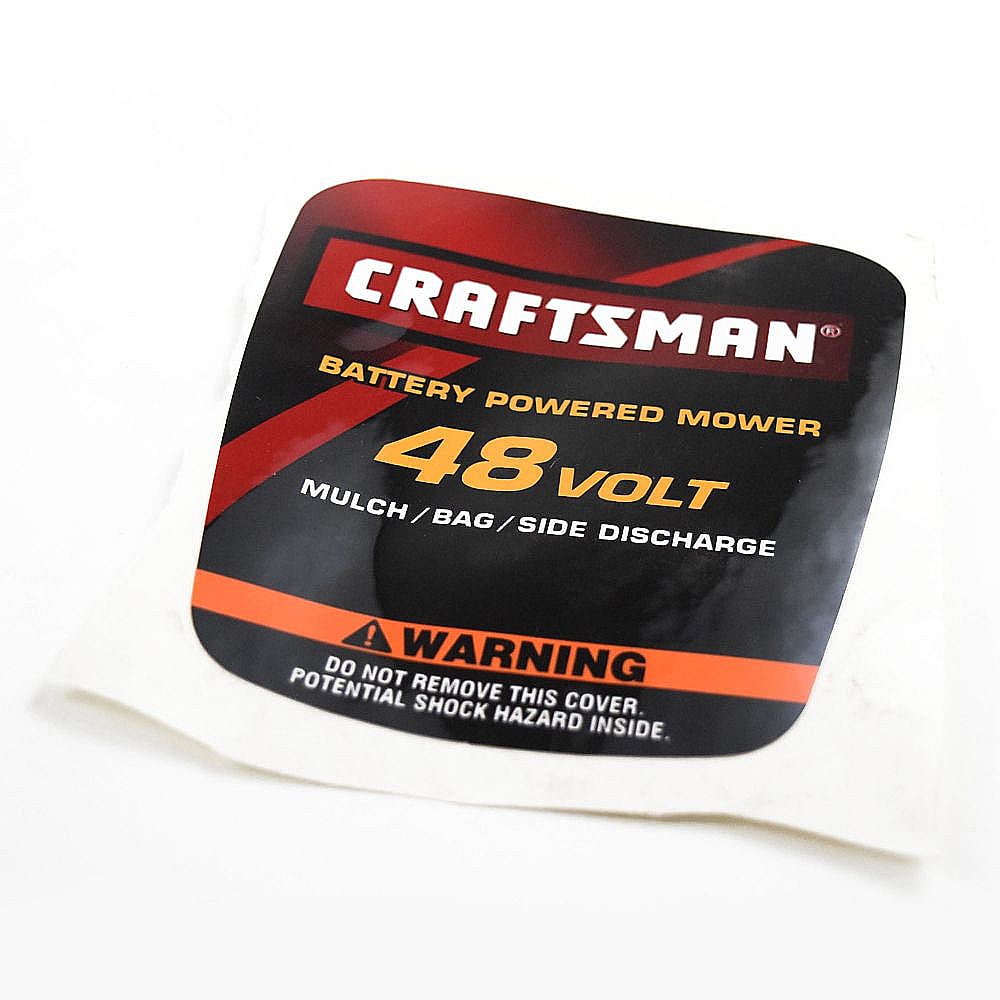 Part #777S33576, Craftsman Lawn Mower Decal / 5.30 x 4.50 x 0.05