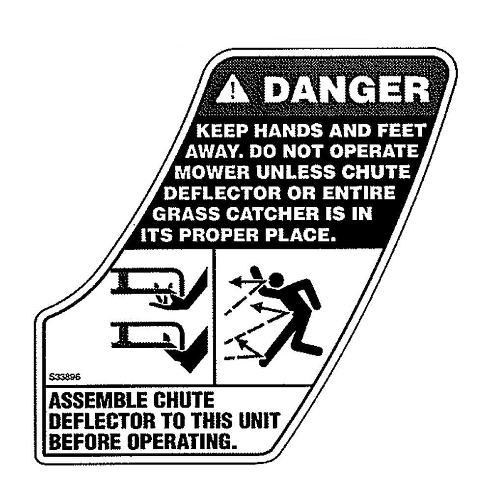 Part #777S33896, Decal / 4.00 x 4.00 x 0.01