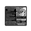 Lawn Mower Label for MTD 13AN77SS299 - Part 777S34008