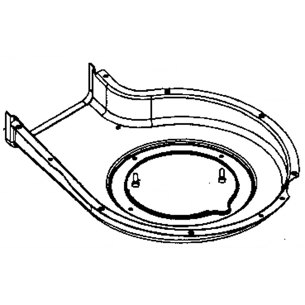 Part #781-0721B, Troybilt Flail Housing